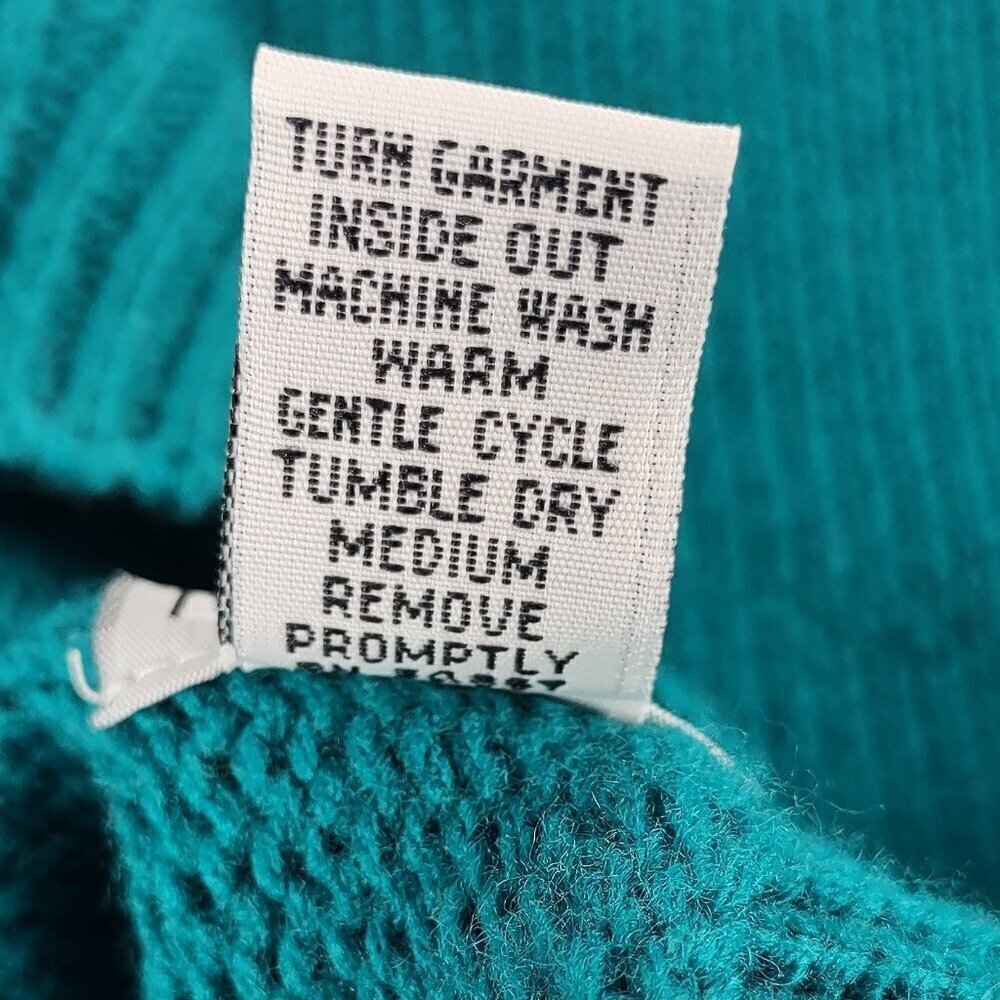 Venezia Original Sportswear Women Teal Green 4 Button 2 Pocket Cardigan Sz 18-20 - Picture 13 of 13